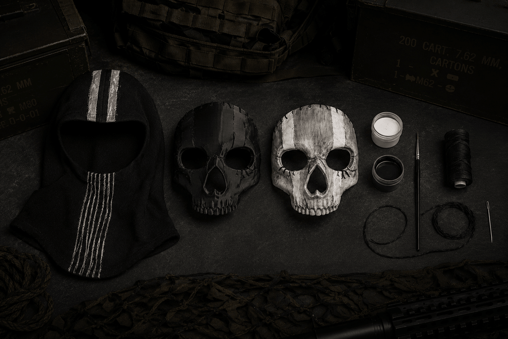 Masque Ghost Simon Riley - Fabrication artisanale - TASK FORCE GEAR